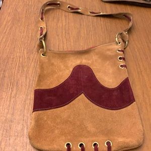 Vintage suede purse
